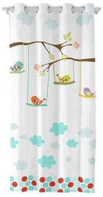 Tenda HappyFriday Mr Fox Little Birds Multicolore 140 x 265 cm