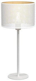 Lampada da tavolo LOFT SHADE 1xE27/60W/230V diametro 25 cm bianco/oro