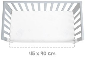 Lettino grigio 90x45 cm - Roba