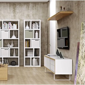 Libreria bianca 70x198 cm Berlin - TemaHome