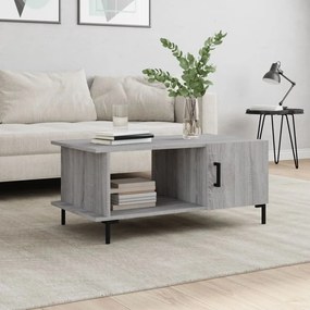 Tavolino Da Salotto Grigio Sonoma 90x50x40 Cm Legno Multistrato /