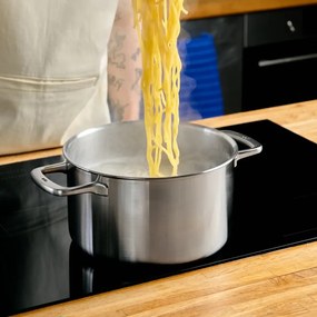 Casseruola in acciaio inox con coperchio incluso per induzione 5,5 l Lucca 3.0 – FABINI