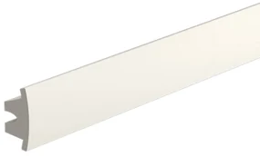 Cornice Pitturabile Bidirezionale Stondata da 2 metri per Strisce LED a parete Selezionare la lunghezza 2 Metri
