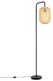 Lampada da terra orientale in bambù - Yvonne