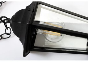 Lampadario da esterno 1xE27/20W/230V IP43 nero