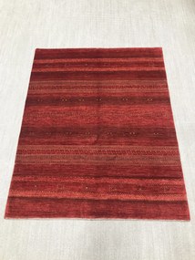 Loribaft Tappeto 150x190 Rosso (Iran) Annodato A Mano