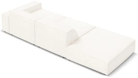 Divano angolare beige in tessuto bouclé (angolo sinistro) Jodie - Micadoni Home