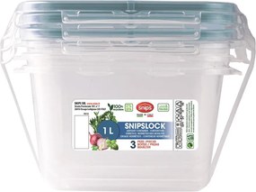 Scatole per alimenti in set 3 pz Snipslock – Snips