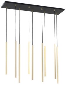 Lampada a Sospensione SELTER 9 BLACK, WHITE e GOLD Colore del corpo Oro