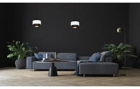 Lampadario a sospensione con filo NESS 2xE27/60W/230V ragno nero/bianco