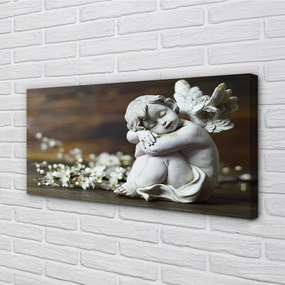 Quadro su tela Fiori d'angelo addormentati 100x50 cm