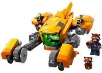 Lego marvel 76254 astronave di baby rocket, giocattolo da costruire del supereroe dei guardiani della galassia volume 3