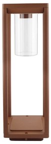 Paletto Lanterna CORTEN 50cm E27 - SERIE VIMO -