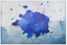 Tappeto blu 160 x 230 cm ODALAR Beliani