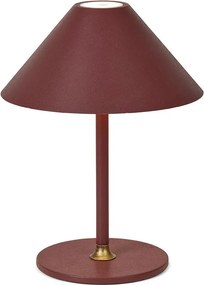 Halo Design 800834- Lampada da tavolo ricaricabile dimmerabile a LED HYGGE LED/3W/4000 mAh IP54 bordeaux