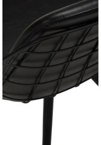 Sedia da pranzo in similpelle nera Sway - DAN-FORM Denmark
