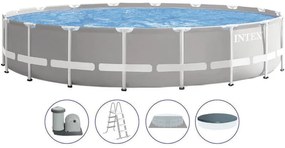 Piscina "prism Frame" Rotonda C/telaio Portante C/pompa Cm.549x122h. Intex
