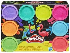 Play-Doh Plastilina Set 8 Vasetti - Neon