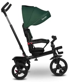 Lionelo - Triciclo per bambini HAARI verde/nero