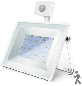 Aigostar - Proiettore LED con sensore LED/50W/230V 6400K IP65 bianco