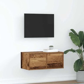 Mobile Porta Tv Legno Antico 60x31x25,5 Cm Legno Multistrato /