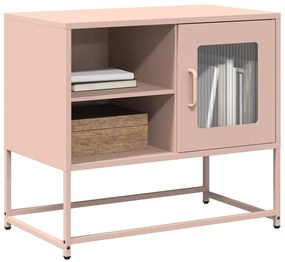 Mobile Tv Rosa 68x39x60,5 Cm İn Acciaio /