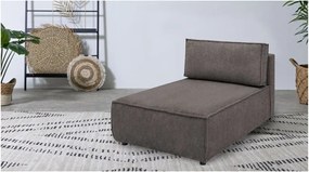 Modulo divano in velluto a coste variabile marrone chiaro Nihad modular - Bobochic Paris