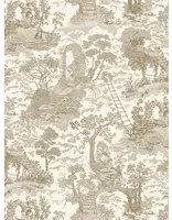 Josephine Munsey Tapete Islet Hoping Toile - Stone