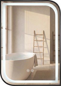 Specchio LED ZONE 80X60 BLACK