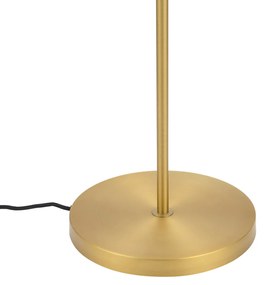 Lampada da terra di design bronzo con vetro trasparente - Domo