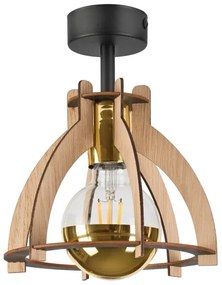 Lampadario a plafone LANDO 1xE27/15W/230V quercia