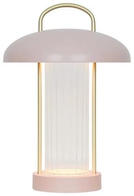 Nordlux - LED dimmerabile. Lampada da tavolo ricaricabile a sfioramento MIRANO LED/3W/3,7V rosa