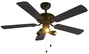 Ventilatore da soffitto nero - Mistral 42