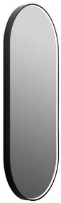 Specchio con illuminazione integrata bagno ovale Make Up Mirror ELMA L 55 x H 120 x P 4 cm nero