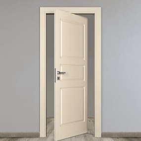 Porta interna rototraslante New York in MDF colore avorio, L 80 x H 210 cm, apertura reversibile