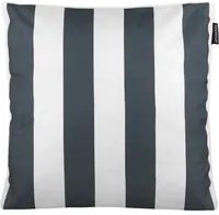Cuscino divano righe antracite 50x50 cm idrorepellente