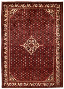 Hosseinabad Tappeto 310x220 Rosso (Iran) Annodato A Mano