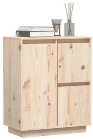 Credenza 60x34x75 cm in legno massello di pino