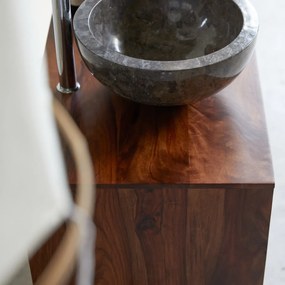 Tikamoon - Mobili da bagno vasca sottolavandino legno palissandro bagno