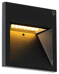 Applique moderna nera con LED - Gem 2