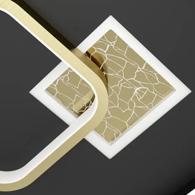 Eglo 901245 - Plafoniera LED TIRIOLO LED/16,2W/230V+1xLED/9,2W nero/oro