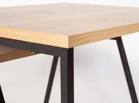 SET 2x Tavolino PAL beige/nero