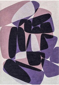 Tappeto jacquard lavabile da interno-esterno Stones