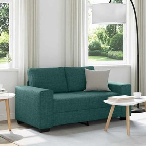Divano A 2 Posti Verde Scuro 120 Cm İn Tessuto /