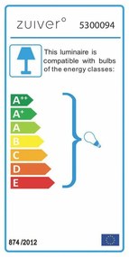 Apparecchio da soffitto grigio a sospensione - Zuiver