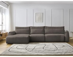 Divano angolare marrone Aden – Bobochic Paris