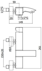 Paffoni Level Lec023st Miscelatore Vasca Con Leva Cubo E Set Doccetta Steel Looking Acciaio