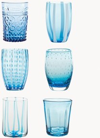 Set di 6 bicchieri fatti a mano Melting Pot