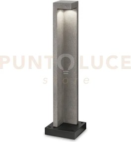 Titano paletto luce verso il basso ip55 led 3000k 8,5w  560lm grani...