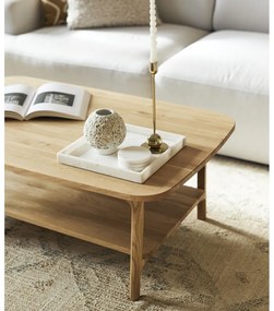 Tavolino in rovere naturale 60x100 cm Twig - The Beds